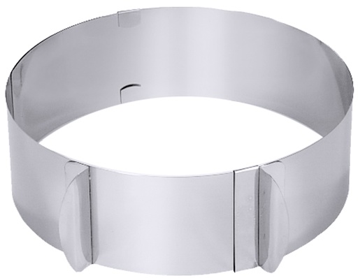 [CTO-690/060] Tortenring verstellbar stufenlos verstellbar (∅ 16,5-30cm)