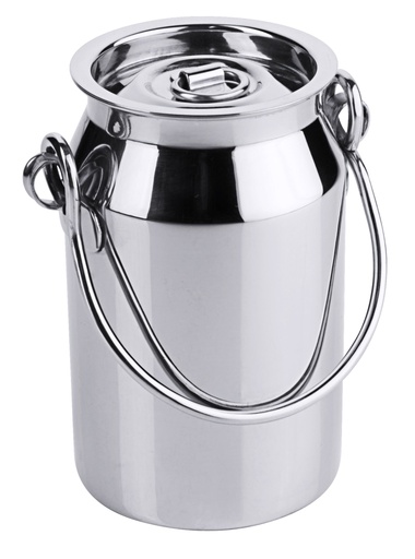 Transportkannen mit Tragebügel aus Edelstahl 18/10