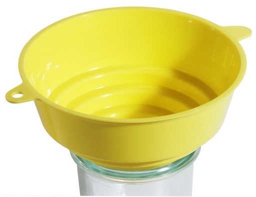 [CTO-5427/100] Einmachtrichter aus gelbem Polypropylen