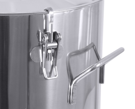 Behälter 3008/ mit Deckel aus Edelstahl 18/10