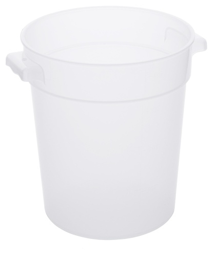 Vorratsdosen rund aus transparentem Polypropylen