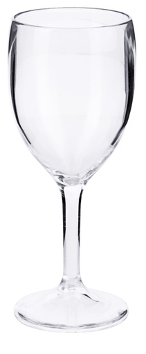 [CTO-5340/250] Weinglas Contacto 0,25 Liter aus dickem klaren SAN