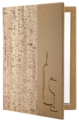 [CTO-5833/040] Weinkartenmappe DIN A4 aus Kunstleder