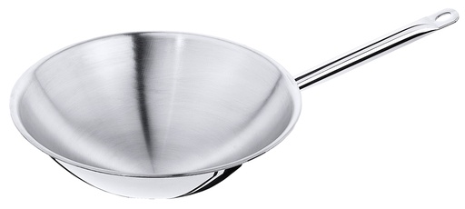 [CTO-524/360] Wok aus mehrschichtigem Material mit rundem Boden ∅ innen 36cm
