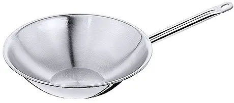 [CTO-526/360] Wok Contacto mit abgeflachtem Boden ∅ innen	36cm