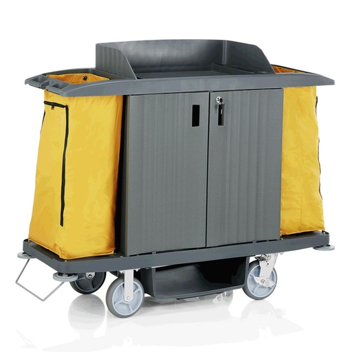[WAS-4415002] Zimmerservicewagen 155x 55x 130cm mit 2 Wäschesäcken