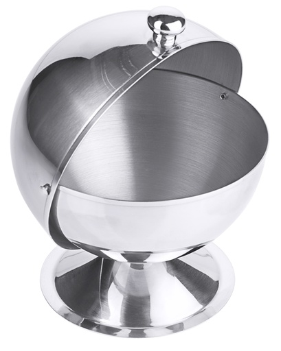 [CTO-2193/130] Zucker- und Snackkugel Contacto ∅ 13cm aus Edelstahl 
