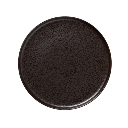 Teller ONE METALLIC BROWN, flach