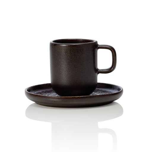 [WAS-452004009] Espresso- mit Untertasse ONE METALLIC BROWN WAS Germany 90ml