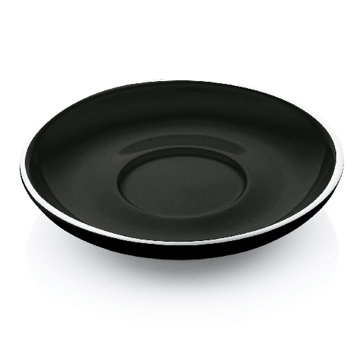 [WAS-4998003] Cappuccino-Untertasse ITALIA BLACK WAS Germany 15,5cm