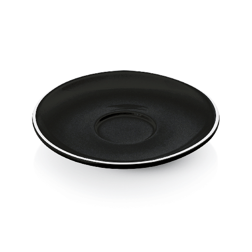 [WAS-4998001] Espresso-Untertasse ITALIA BLACK WAS Germany 12,5cm