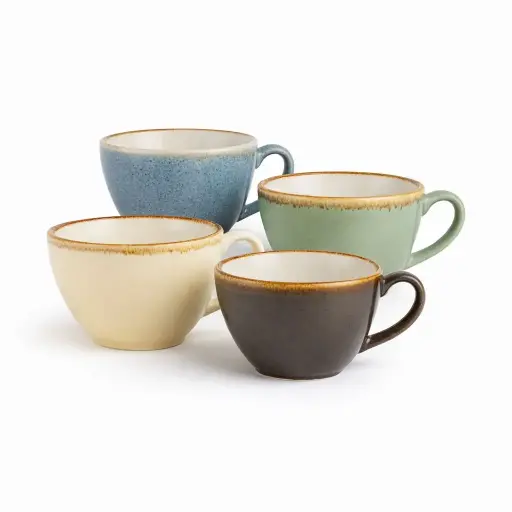 Cappuccinotassen OLYMPIA KILN Gastronoble 34cl farbig